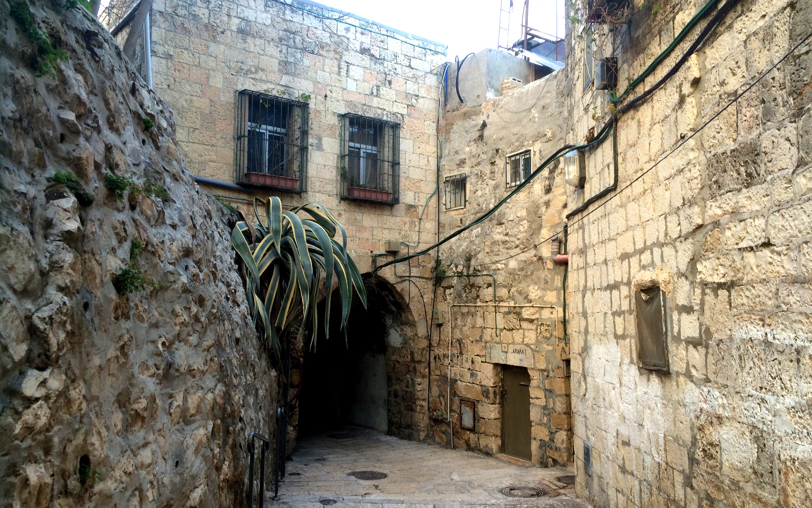 Narrow streets in Jerusalem
