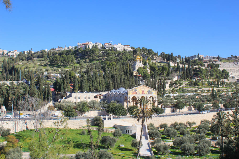 View over the Mount of Olives