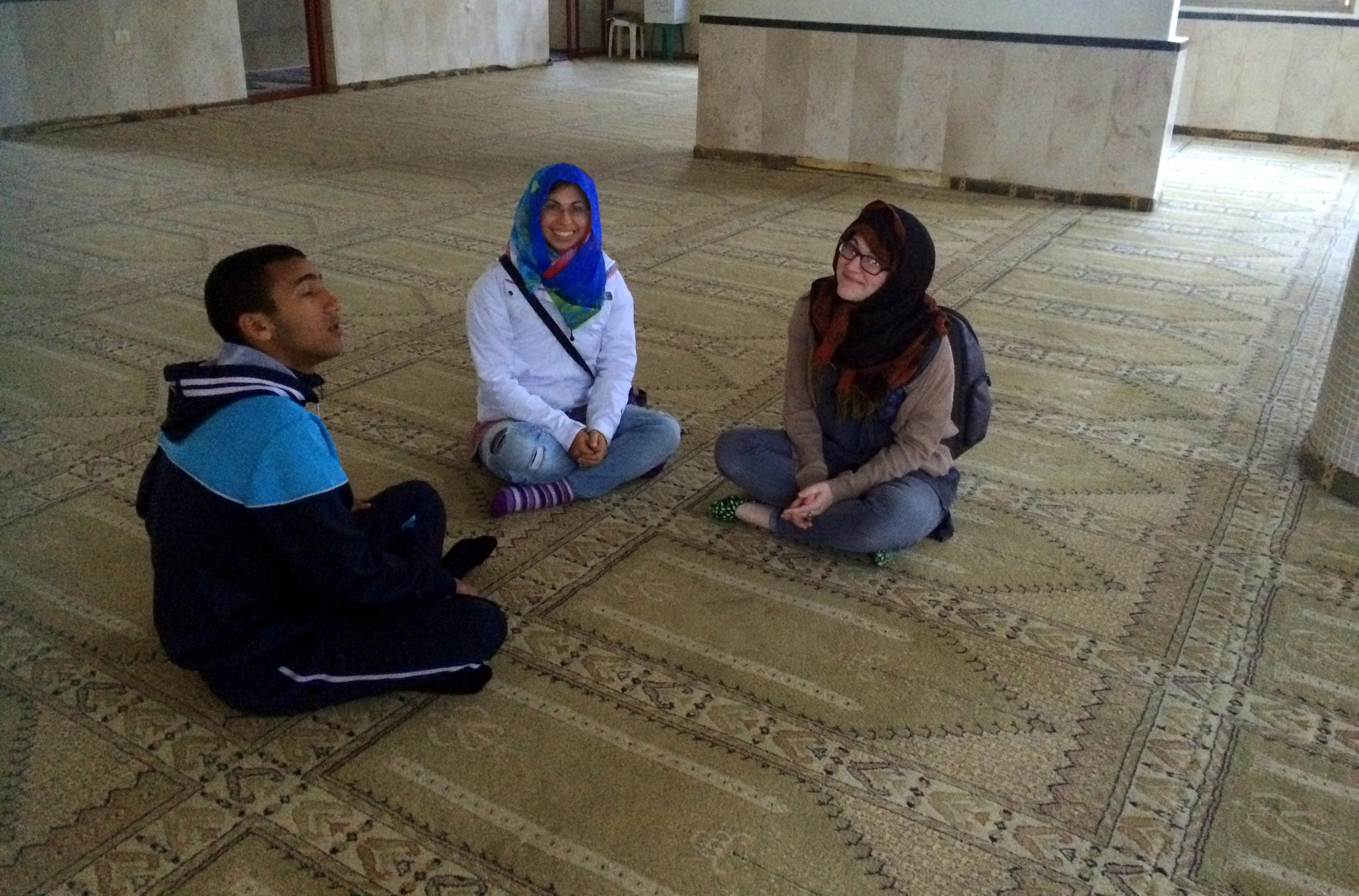 At the mosque in Jisr