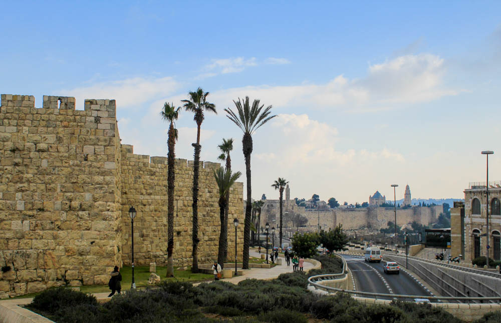 On the way to Jaffa Gate